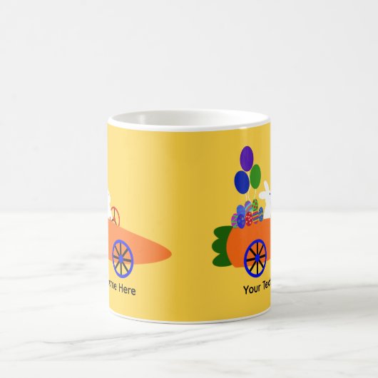 Bunny Riding Carrot Mok #3 (Center)