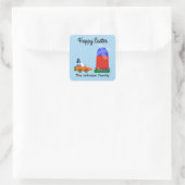 Bunny Riding Carrot Sticker #4 (Tas)