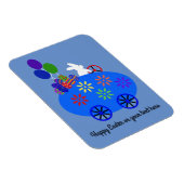 Bunny Riding Egg Car #3 Magnet Magneet (Rechterzijde)