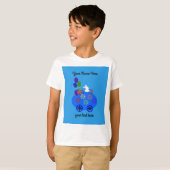 Bunny Riding Egg Car #3 T-Shirt (Voorkant volledig)