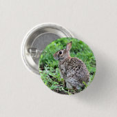 Bunny Ronde Button 3,2 Cm (Voorkant /achterkant)