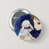 Bunny Ronde Button 5,7 Cm (Voorkant /achterkant)