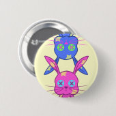 Bunny Ronde Button 5,7 Cm (Voorkant /achterkant)