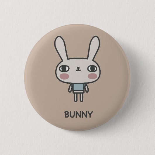 Bunny Ronde Button 5,7 Cm (Voorkant)