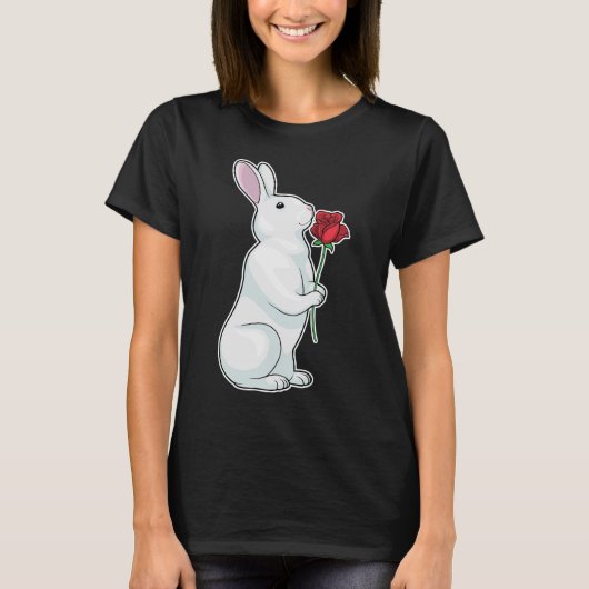 Bunny Roos Flower T-shirt (Voorkant)