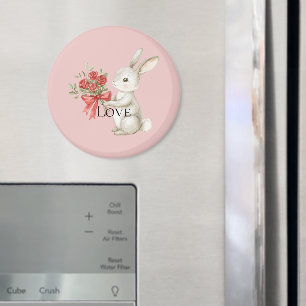 Bunny Rozen Love Magneet