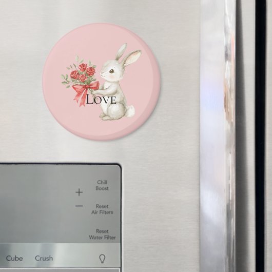 Bunny Rozen Love Magneet (Insitu (Koelkast))