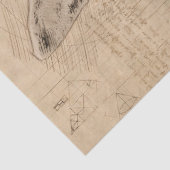 Bunny Rustic Grunge Tekening Tissuepapier (Detail)