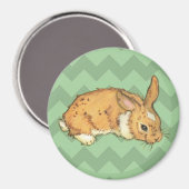 Bunny Sage Chevron Duo Magneet (Voorkant / Achterkant)