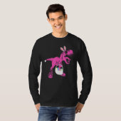 Bunny Saurus Dinosaur Easter Eggs Basket T Rex Eas T-shirt (Voorkant volledig)