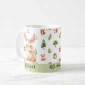 Bunny schattige dieren koffiemok (Voorkant links)