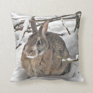 Bunny Seeking Shelter Kussen