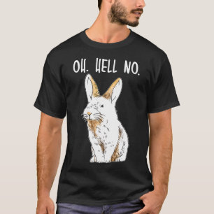 Bunny Shirt Afkeurend Konijn Grappige Dieren Shir