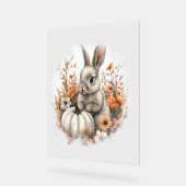 Bunny Shirt Country Pumpkin Acryl Bord (Hoek)
