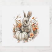 Bunny Shirt Country Pumpkin Sparkling Wijnetiket (Enkel label)