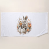 Bunny Shirt Country Pumpkin Strandlaken (Voorkant)