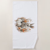 Bunny Shirt Country Pumpkin Strandlaken (Voorkant)