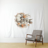 Bunny Shirt Country Pumpkin Wandkleed (In Situ (horizontaal))