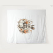 Bunny Shirt Country Pumpkin Wandkleed (Voorkant (horizontaal))