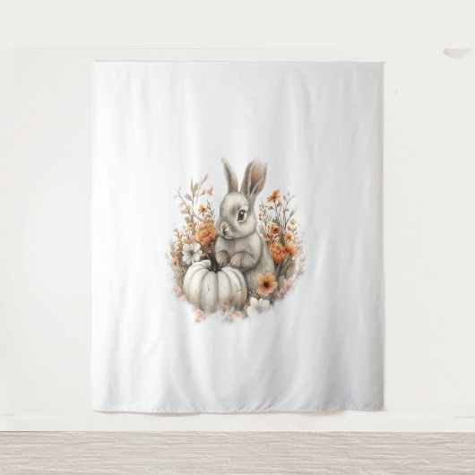Bunny Shirt Country Pumpkin Wandkleed (Voorkant)