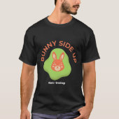 Bunny Side Up Retro Pasen Ei Grafisch Ontwerp  T-shirt (Voorkant)