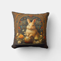 Bunny Sierkussen, geïnspireerd door William Morris