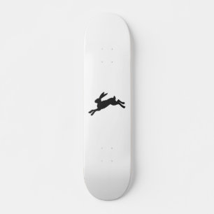 Bunny silhouette - Kies achtergrondkleur Persoonlijk Skateboard