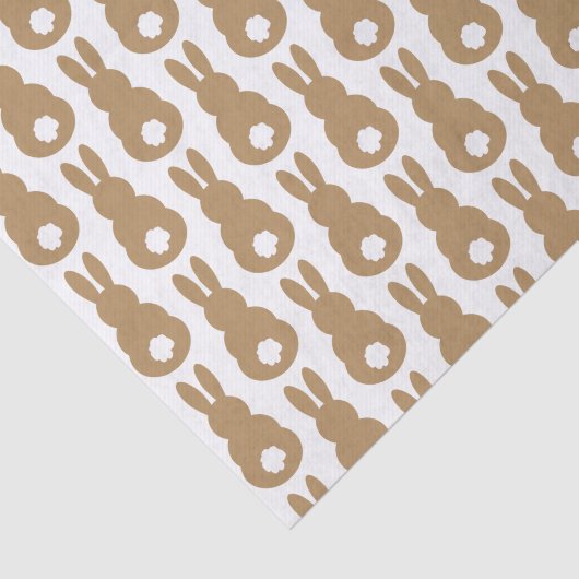 Bunny Silhouette Tissuepapier (Detail)