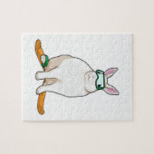 Bunny Skier Ski Legpuzzel (Horizontaal)