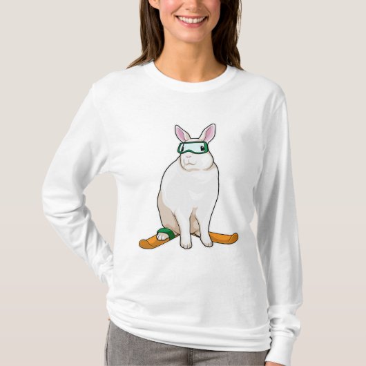 Bunny Skier Ski T-shirt (Voorkant)