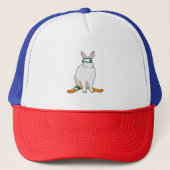 Bunny Skier Ski Trucker Pet (Voorkant)