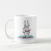 Bunny Skiing Koffiemok (Links)