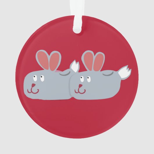 Bunny Slippers Ornament (achterkant)