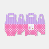 Bunny Slippers Pyjama & Pannenkoeken Verjaardagsfe Bedankdoosjes (Uitgevouwen)