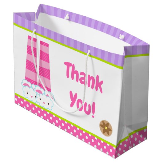 Bunny Slippers Pyjama & Pannenkoeken Verjaardagsfe Groot Cadeauzakje (Achterkant Gekanteld)