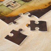 Bunny Sluimernatie 11x14 Puzzle (30 grote stukken) Legpuzzel (Zijkant)