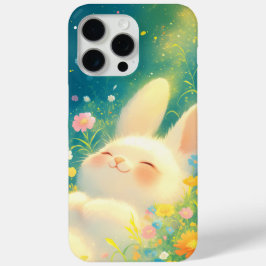 Bunny Slumber Tussen de bloesems iPhone 15 Pro Max Hoesje