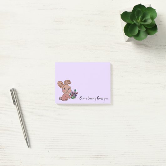 Bunny Smile Post-it® notes (Kantoor)