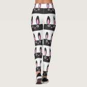 Bunny Smile Stripe Pattern Leggings (Achterkant)
