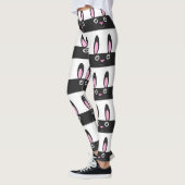 Bunny Smile Stripe Pattern Leggings (Links)