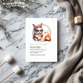 Bunny "S'more Fun to be One" Camping Verjaardag Kaart