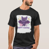 Bunny Spring Hunt Eggs bat Rabbit Happy Easter Day T-shirt (Voorkant)