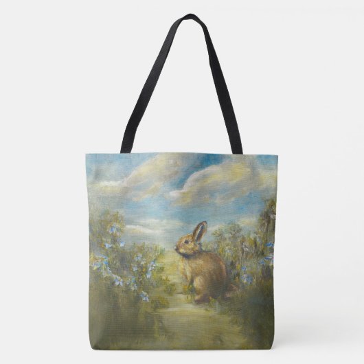Bunny Spring op2 Tote Bag (Voorkant)