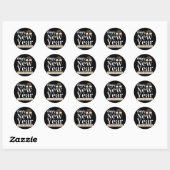 Bunny springen 211 ronde sticker (Vel)