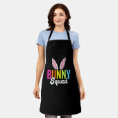 Bunny squad, bijpassende paashaas oren, Pasen p Schort (Gedragen)