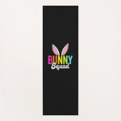 Bunny squad, bijpassende paashaas oren, Pasen p Yogamat (Voorkant)