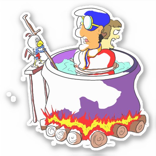 Bunny Stew Pot Sticker (Voorkant)