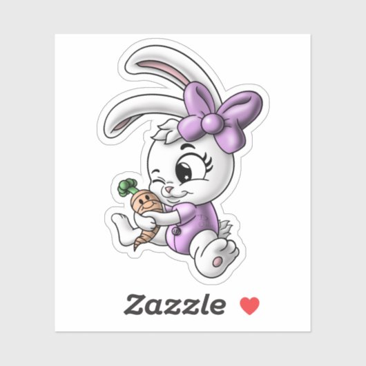 Bunny Sticker (Vel)