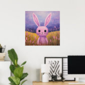 Bunny Stuffie Poster (Thuiskantoor)