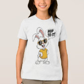 Bunny Style: Hop to It Tri-Blend Shirt (Voorkant)